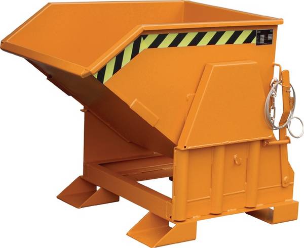 Bauer Kippbehälter BK 150, lackiert, Gelborange