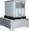 Auffangwanne 1000l L1460xB1460xH620mm VA o.Gitterrost BAUER