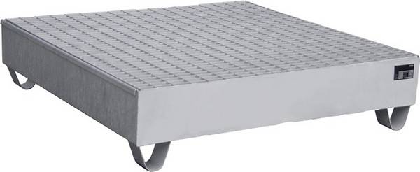 Auffangwanne 230l L1200xB1200xH285mm VA o.Gitterrost BAUER