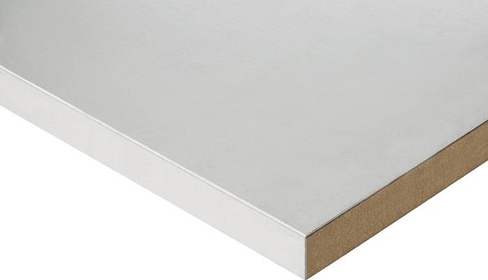 Arbeitstisch - Stahlblech Arbeitsplatte - Tragkraft 500 kg - Höhe 760-1.080 mm - 1.000 x 800 mm (BxT) - lichtgrau-2