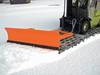 Schneeschieber f.Gabelstapler Kehr-B.1800mm 2-fach verstellb.gelborange BAUER