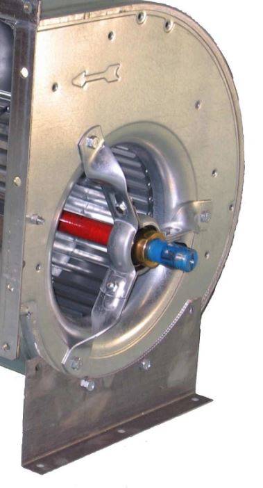 zweiseitig saugender Radialventilator, Laufraddurchmesser 450 mm-2