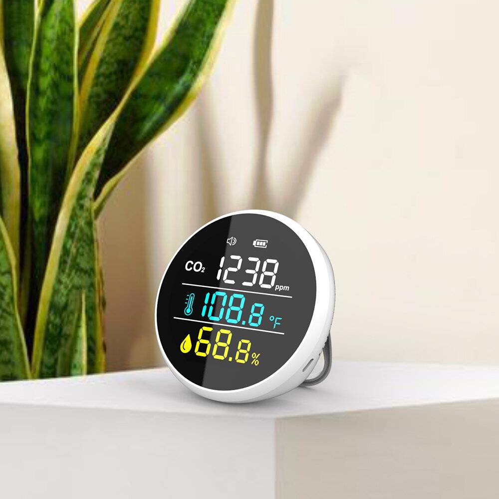 emissimo CO2 Messgerät, CO2 Monitor CO-21-V2 Mini - inkl. Akku-3
