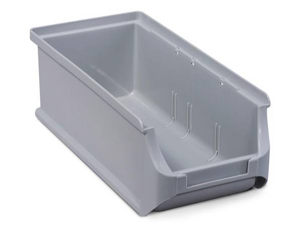 Sichtlagerkasten,HxBxT 75x102x215mm,1,2l,PP,grau
