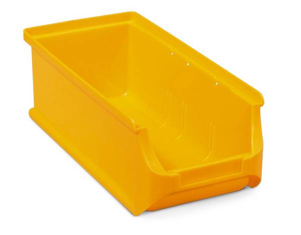 Sichtlagerkasten,HxBxT 75x102x215mm,1,2l,PP,gelb