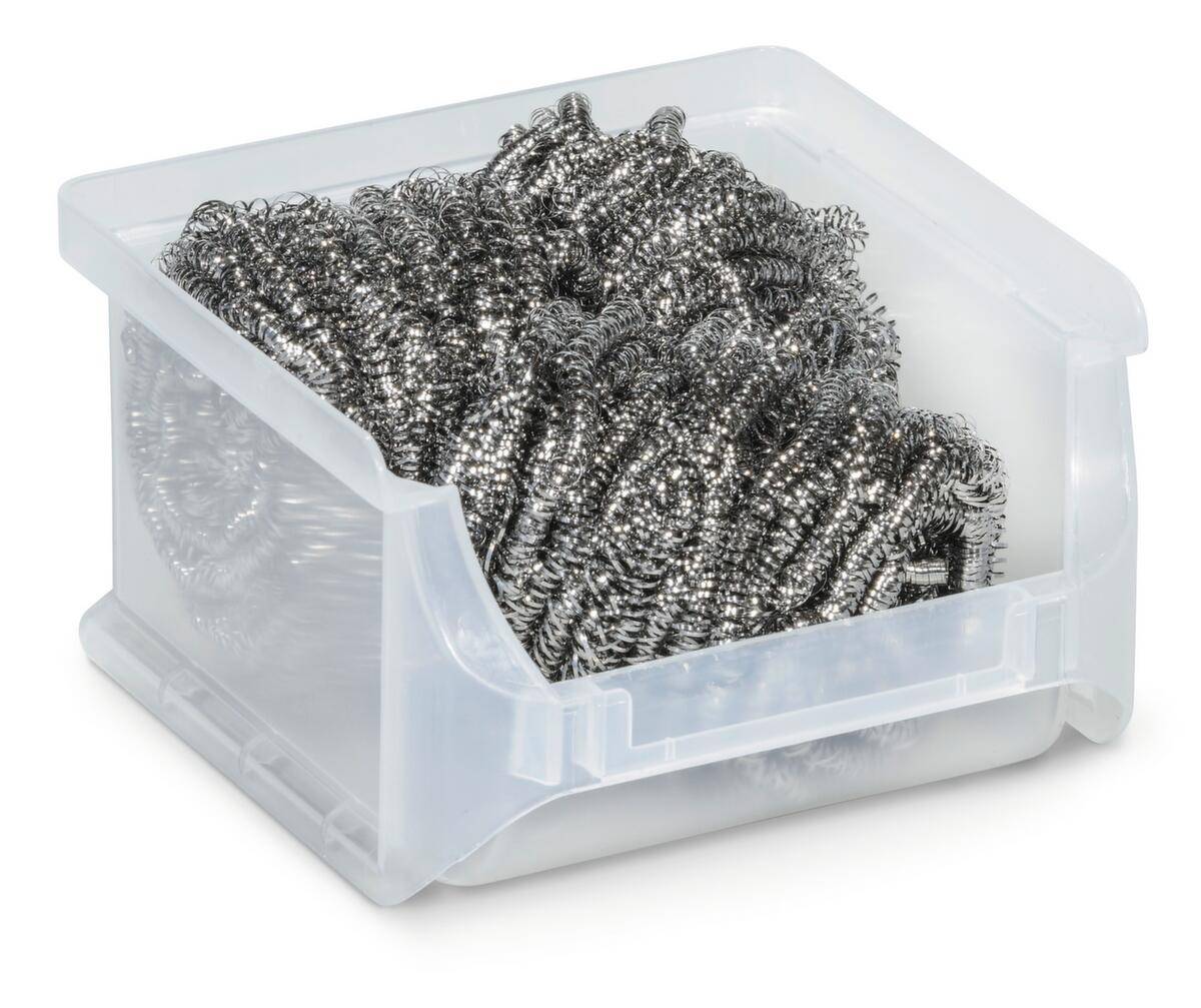 Sichtlagerkasten,HxBxT 60x102x100mm,0,5l,PP,transparent-1