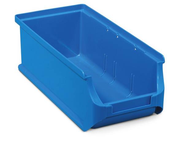 Sichtlagerkasten,HxBxT 75x102x215mm,1,2l,PP,blau