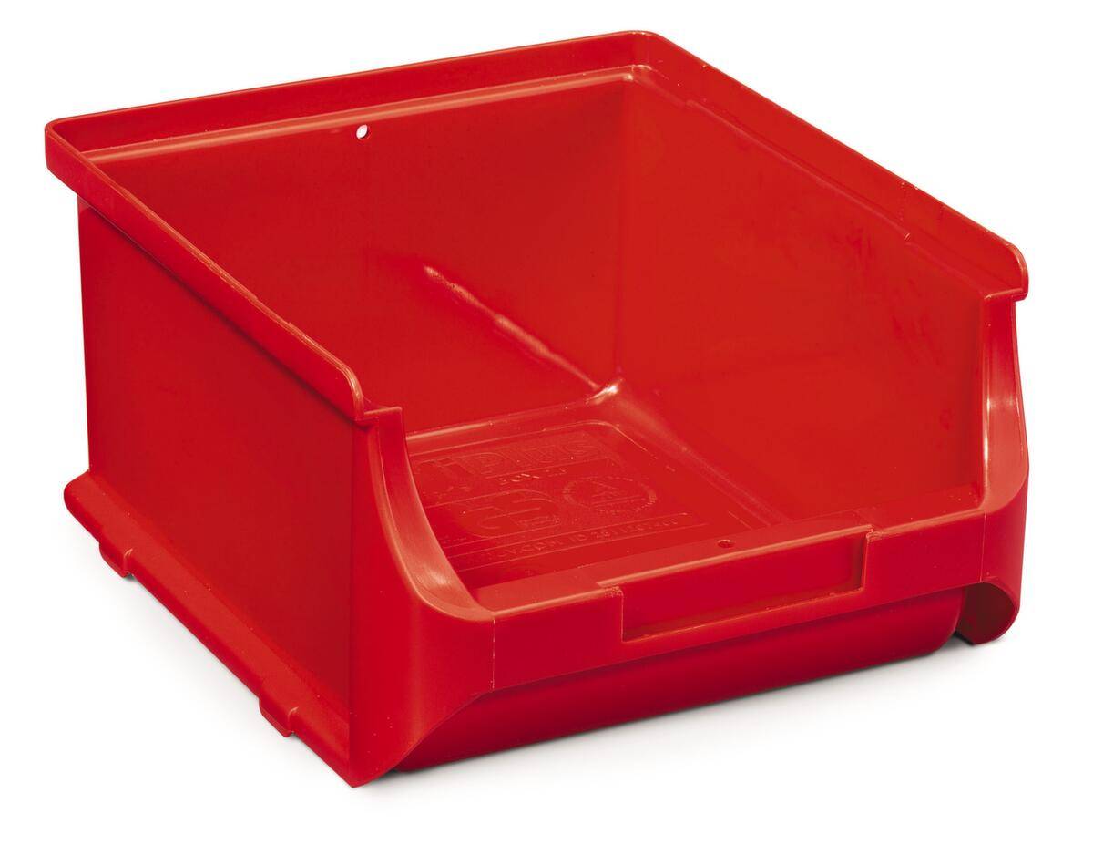 Sichtlagerkasten,HxBxT 82x137x160mm,1,3l,PP,rot-0