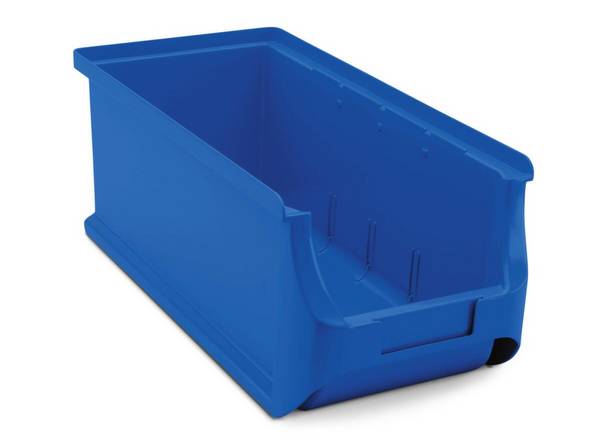 Sichtlagerkasten,HxBxT 125x150x320mm,4l,PP,blau