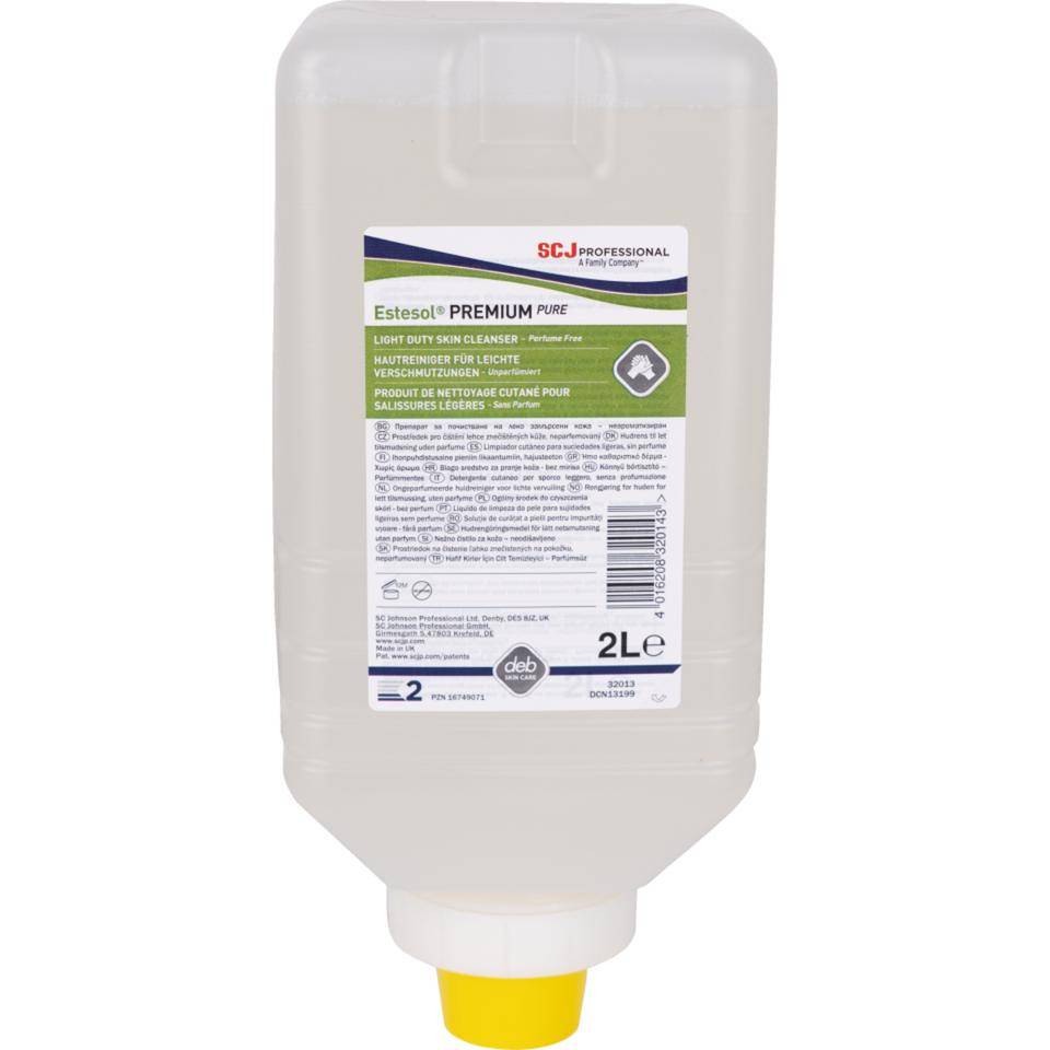 SC Johnson Hautreiniger Estesol® Premium PURE, Nächster Prüftermin parfümiert, 2000ml/Softflasche-0