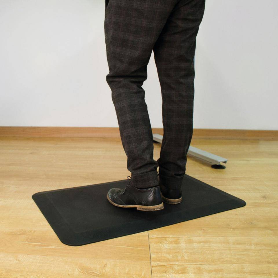 Anti-Ermüdungsmatte Orthomat® Office, schwarz, 500x800mm-2
