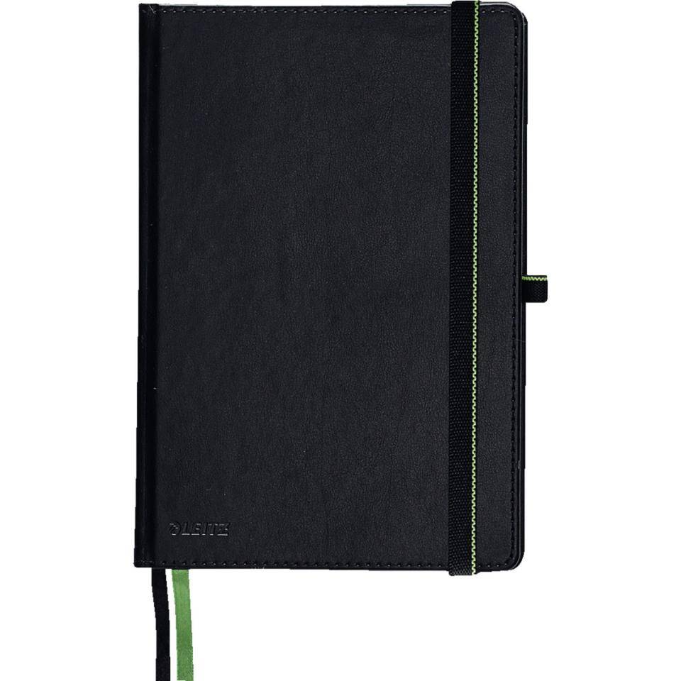 LEITZ Notizbuch Complete, FSC® zertifiziert, fester Einband, schwarz A4, liniert-0
