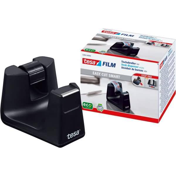 Tischabroller Easy Cut Smart schwarz inkl. 8 Rollen 33mx19mm transparent-0