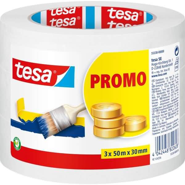 Malerband Basic Promo 50mx30mm beige VE=3 Rollen-0
