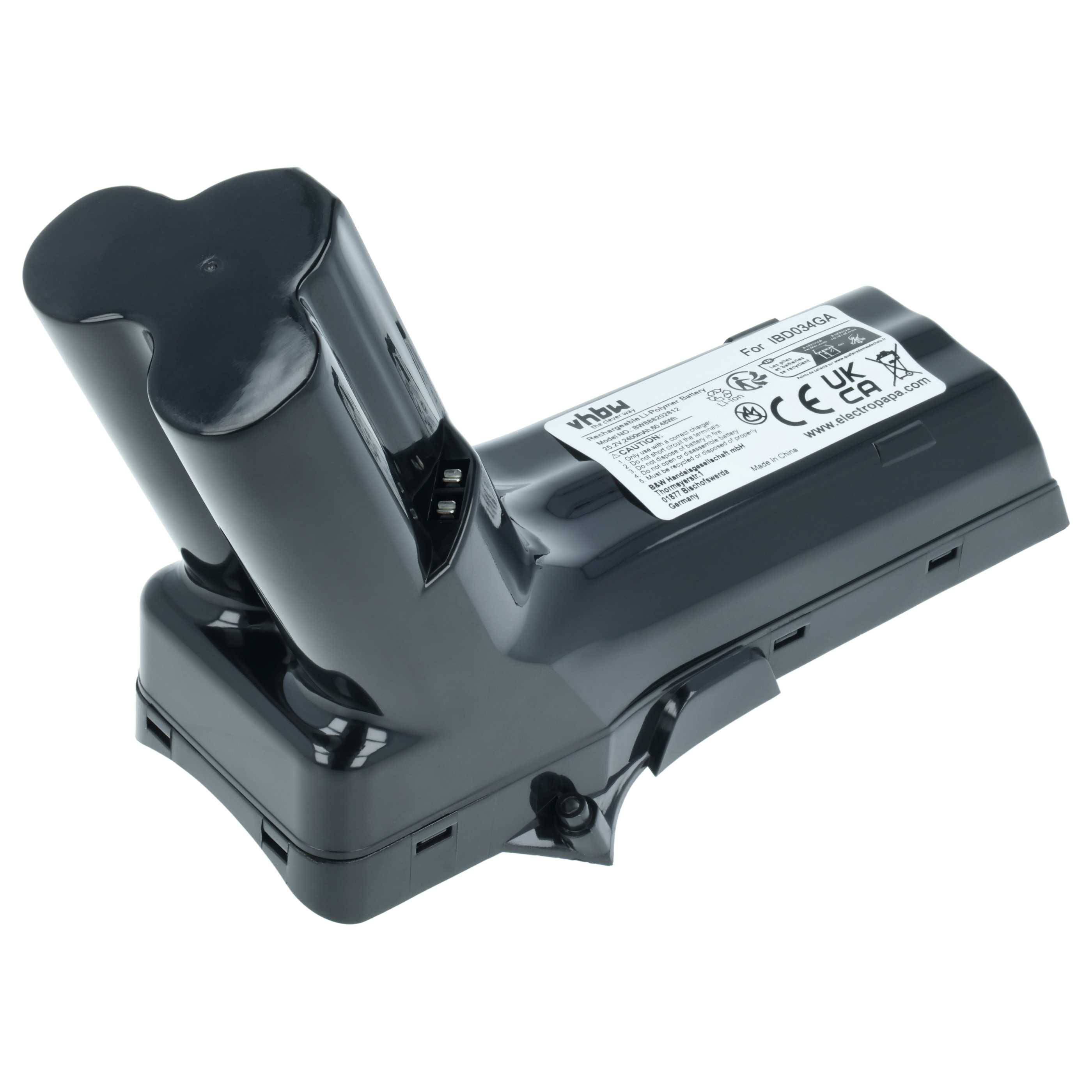 vhbw Akku kompatibel mit Philips FC6826/01 | FC6827, FC6908, FC6823/82, FC6828, FC6904, FC6904/01 Staubsauger Schwarz-0