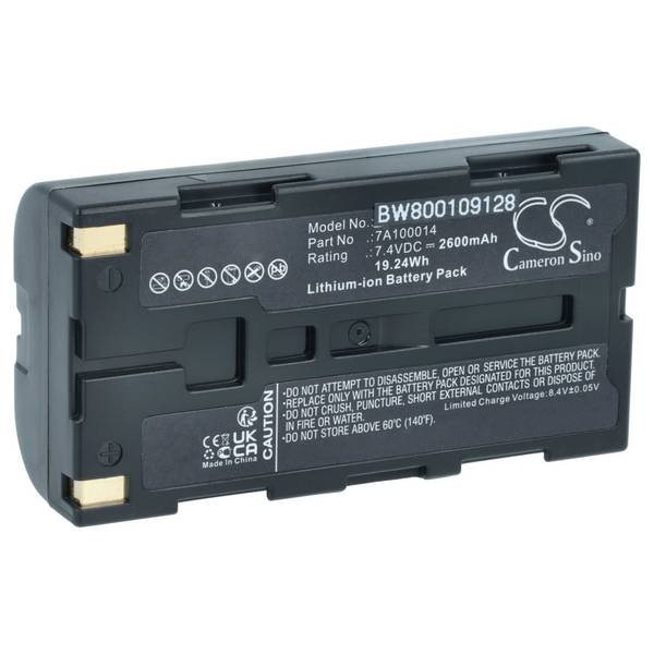 vhbw Akku kompatibel mit Extech Apex 2 | 3 Drucker Kopierer Scanner Etiketten-Drucker (2600 mAh, 7,4 V, Li-Ion)