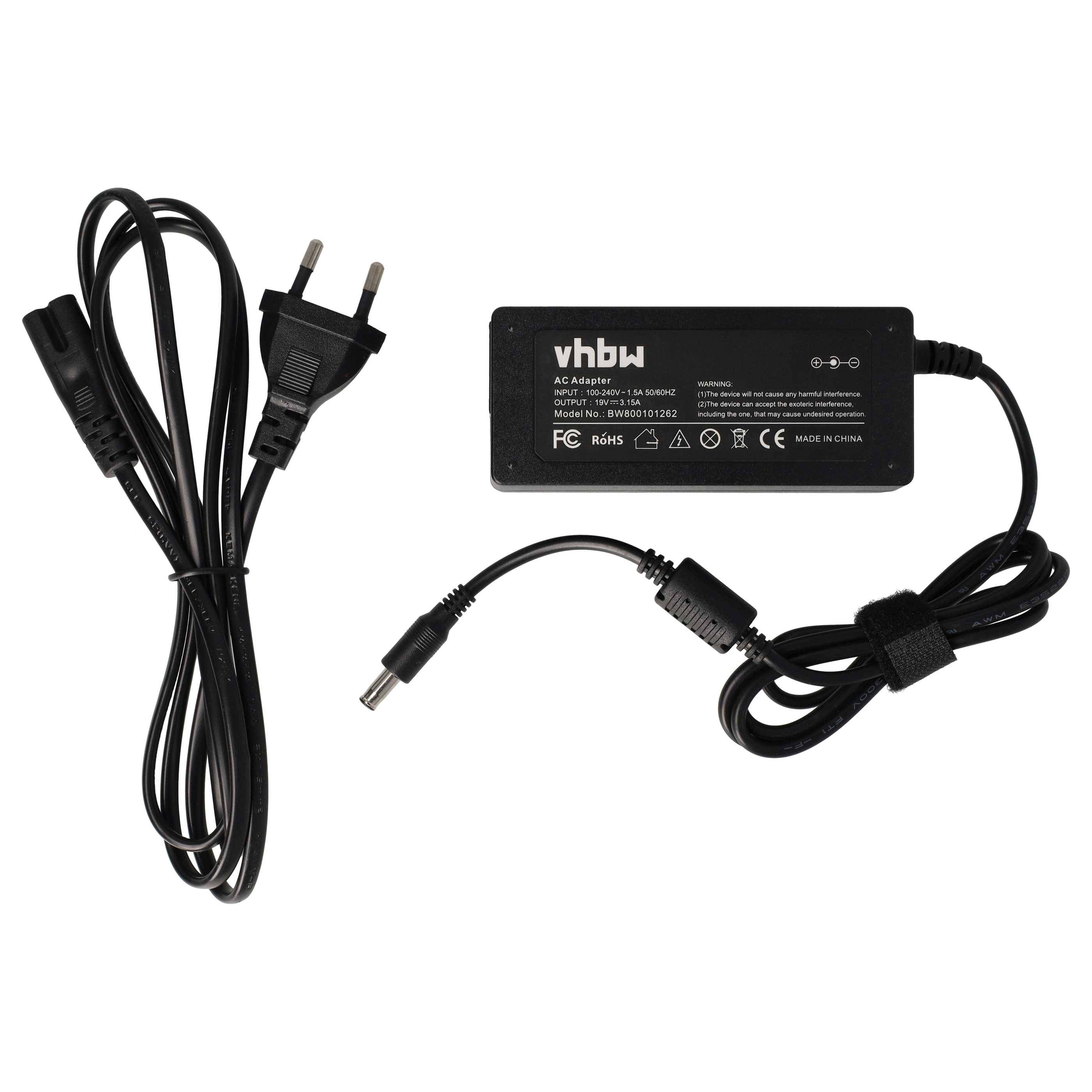 vhbw Netzteil kompatibel mit Samsung P28 | P28G, P29, P30, P35, P40, P480, P530, P580, Q1, Q10, Q20 Notebook, 60 W-0