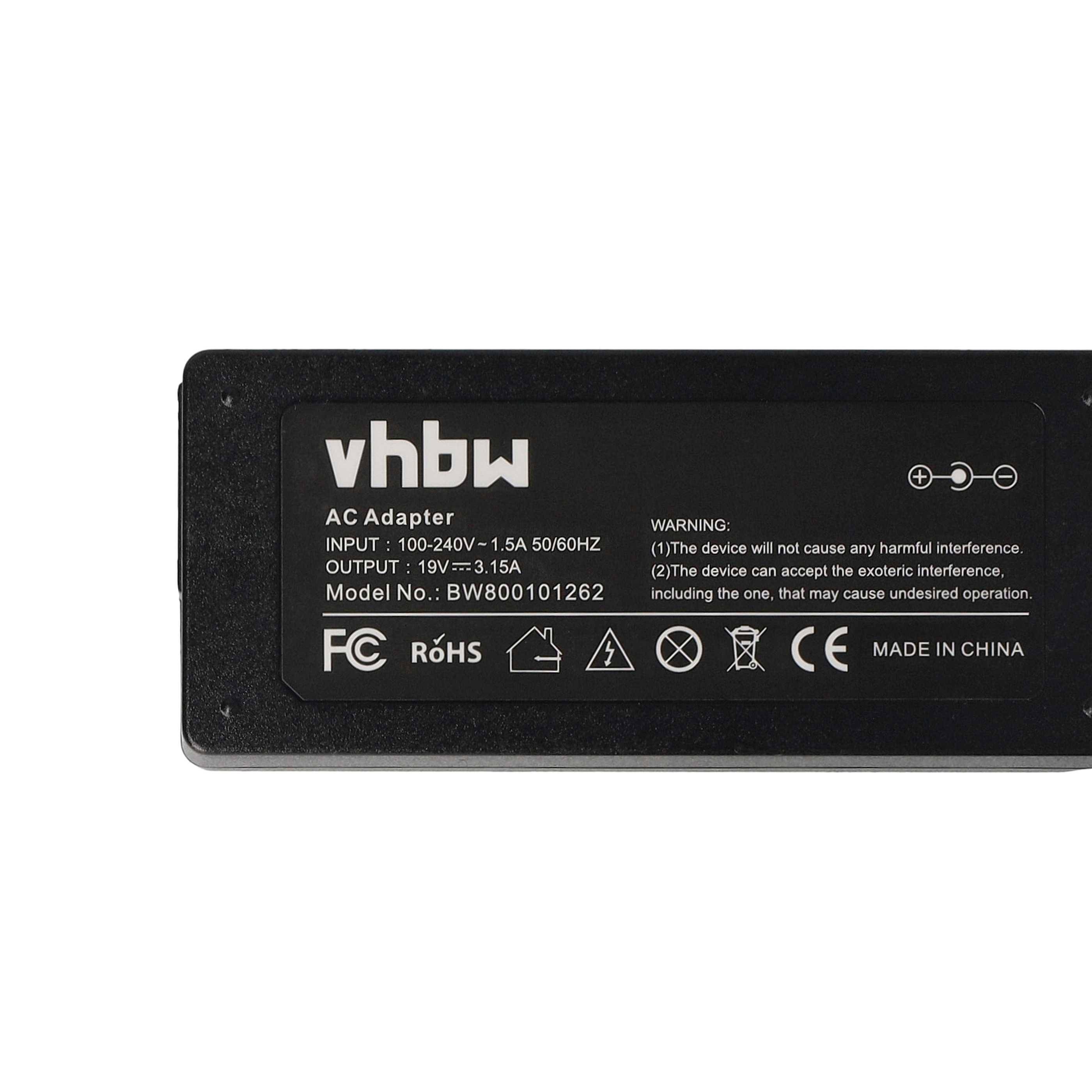vhbw Netzteil kompatibel mit Samsung P28 | P28G, P29, P30, P35, P40, P480, P530, P580, Q1, Q10, Q20 Notebook, 60 W-5