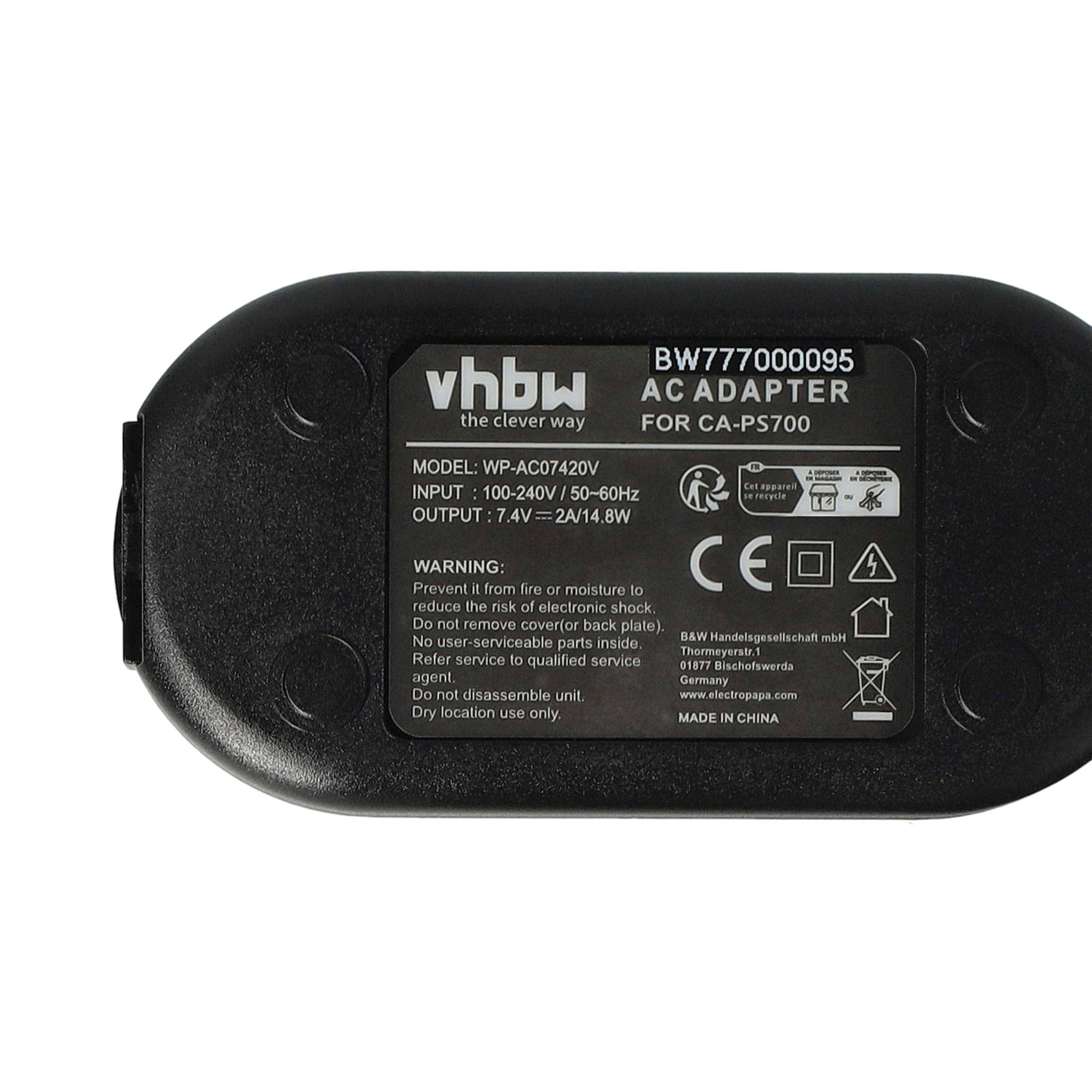 vhbw Netzteil kompatibel mit Canon EOS Kiss X80 | Kiss X90 Kamera, Digitalkamera + DC Kuppler (Ersatz für Canon DR-E10)-4