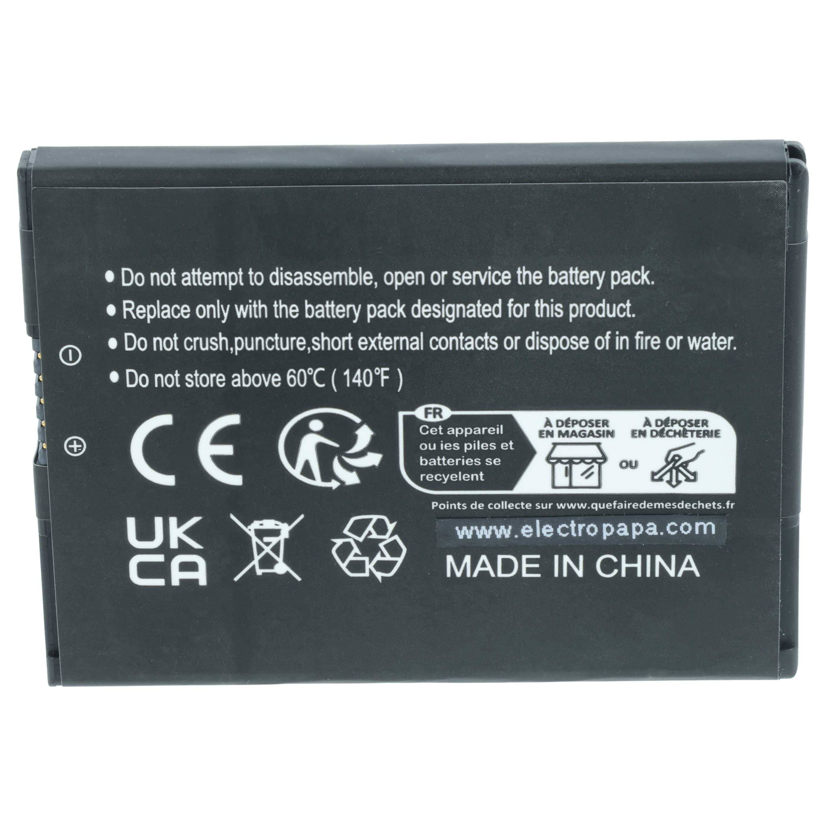 vhbw Akku Ersatz für Honeywell 50129589-001 | 50134176-001 für Barcodescanner POS (4000mAh, 3,8V, Li-Polymer)-2