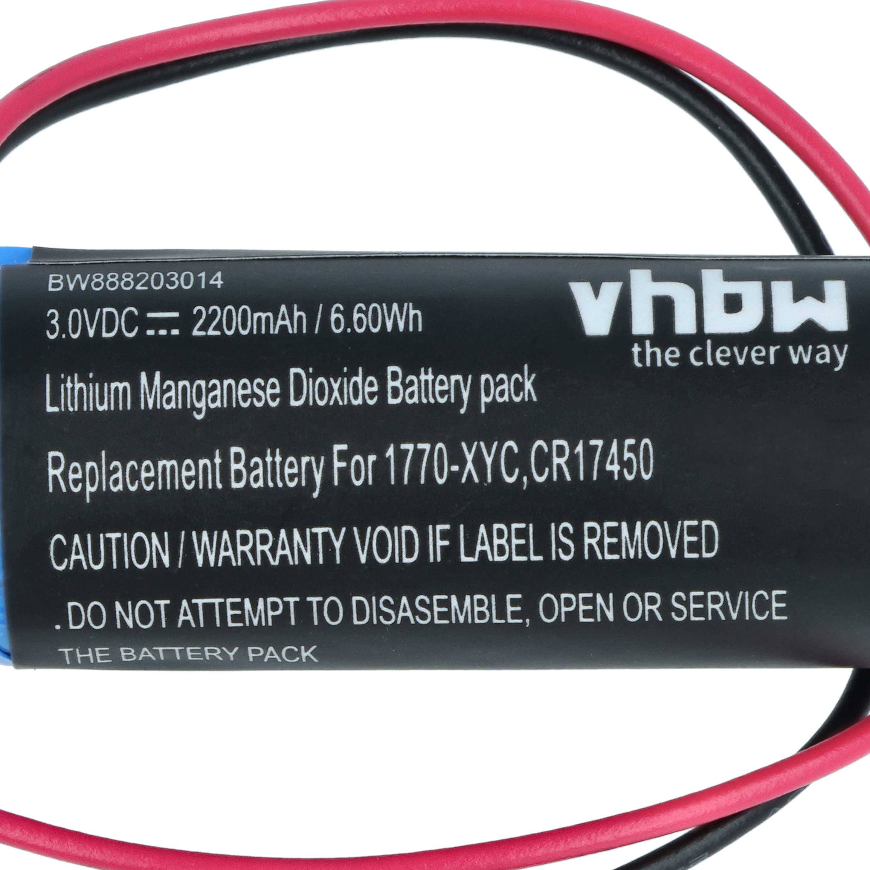 vhbw 2x Batterie kompatibel mit Allen Bradley PLC-5 Controller Series D | Series E, Series F PLC Programmable Logic-3