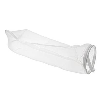vhbw Universal Filtersocke für Aquarien Pools - Filterbeutel, Nylon |18 x 81 cm, 100 Mikrometer, Weiß für Skimmer-0