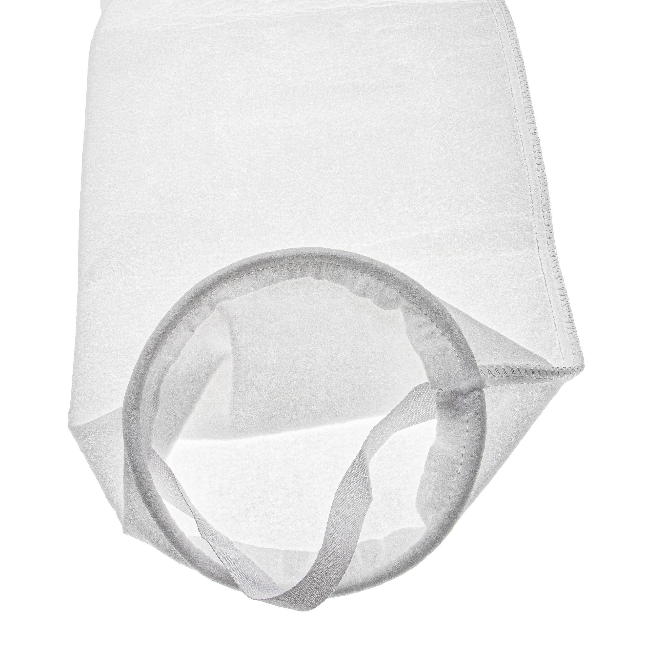 vhbw Universal Filtersocke für Aquarien Pools - Filterbeutel, Polypropylen | 18 x 81 cm, 100 Mikrometer, Weiß für-1