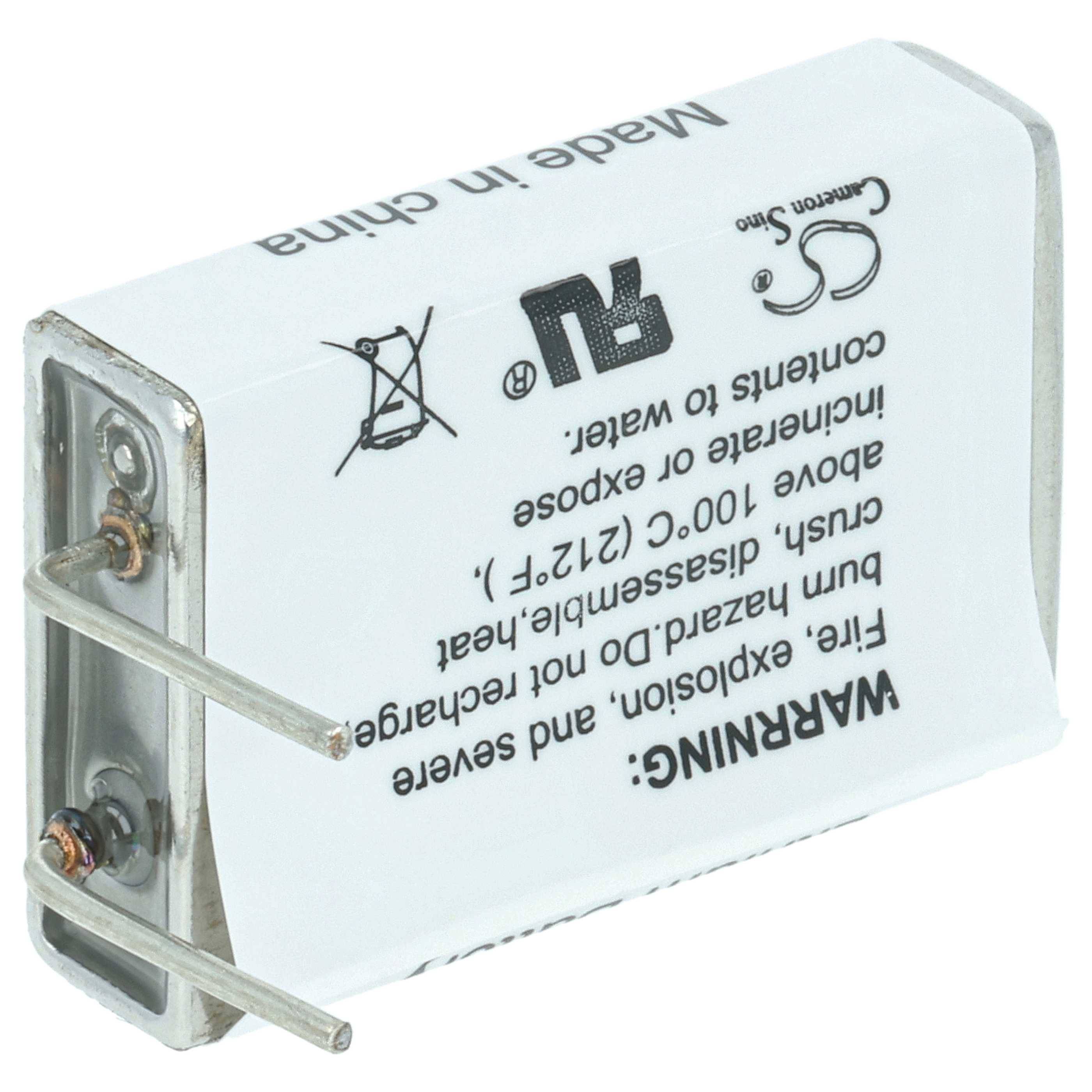 vhbw EF651625 Spezial-Batterie | Primärbatterie mit Lötpins (750 mAh, 3,6 V, Li-SOCl2)-1