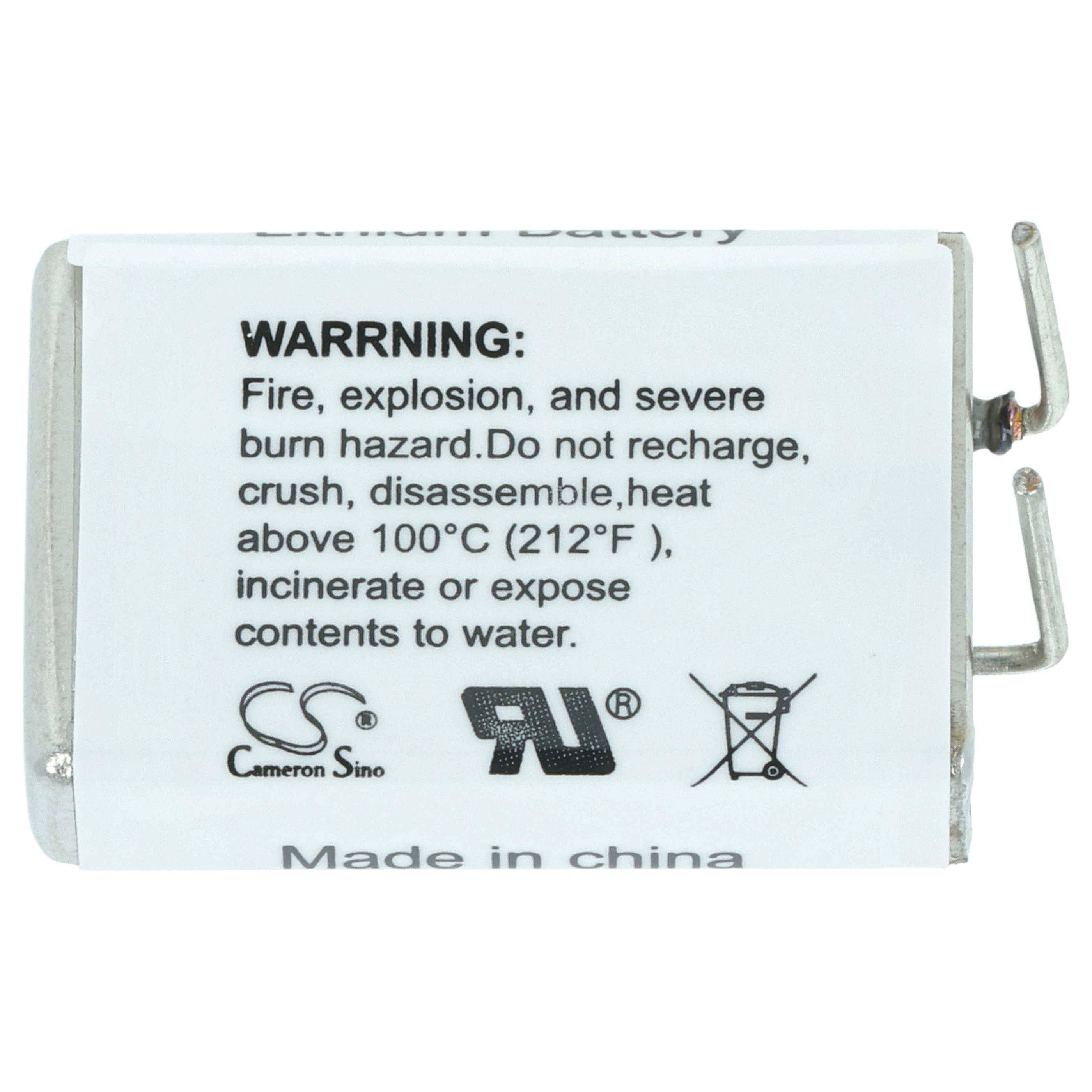 vhbw EF651625 Spezial-Batterie | Primärbatterie mit Lötpins (750 mAh, 3,6 V, Li-SOCl2)-2