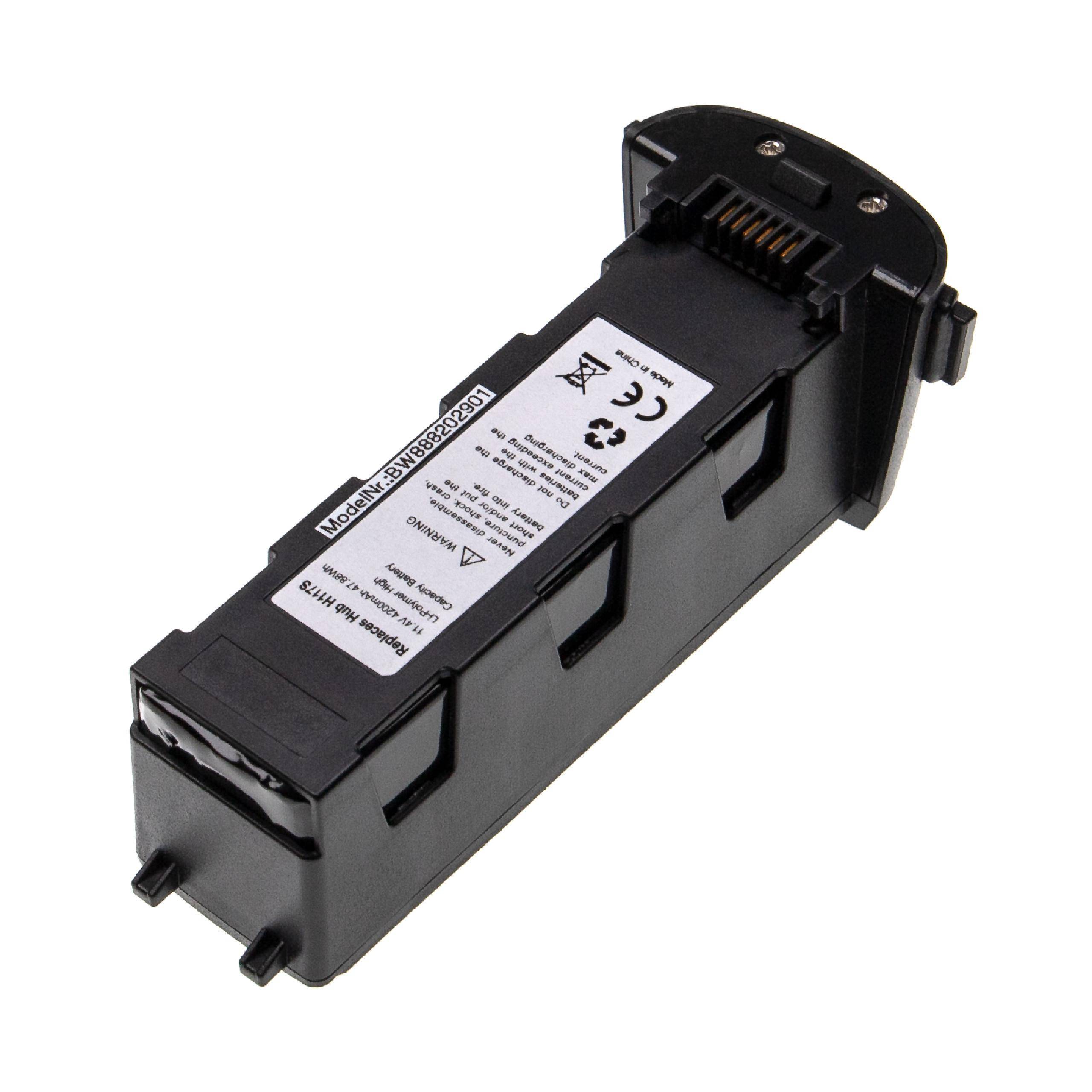 vhbw Akku Ersatz für Hubsan H117S | für Drohne Multicopter Quadrocopter (4200mAh, 11,4V, Li-Polymer)-4