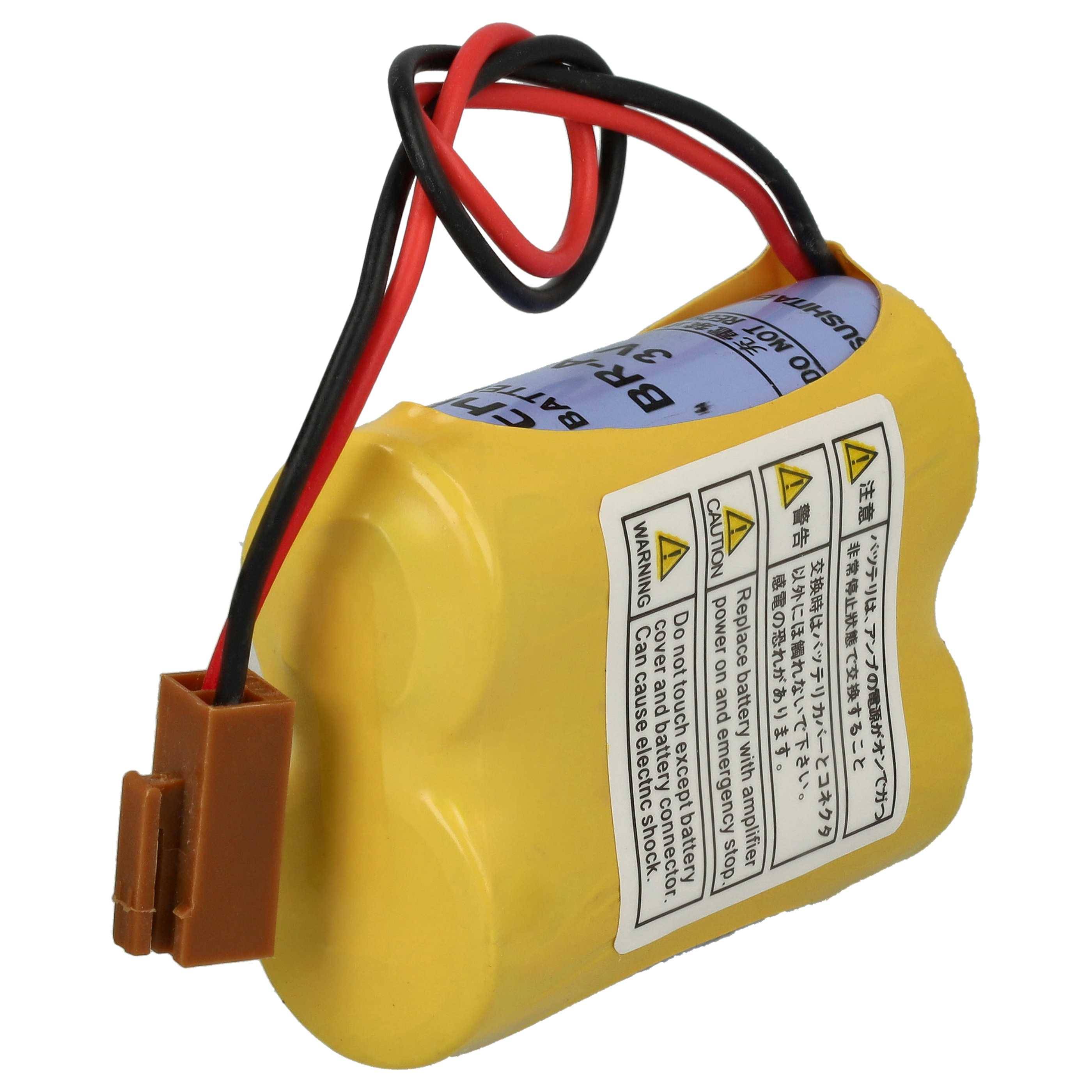 vhbw Akku Ersatz für Ge Fanuc BR-ACF2P | BR-AGCF2W, BR-AGCF2P für PLC Programmable Logic Controller (2200 mAh, 6 V-1