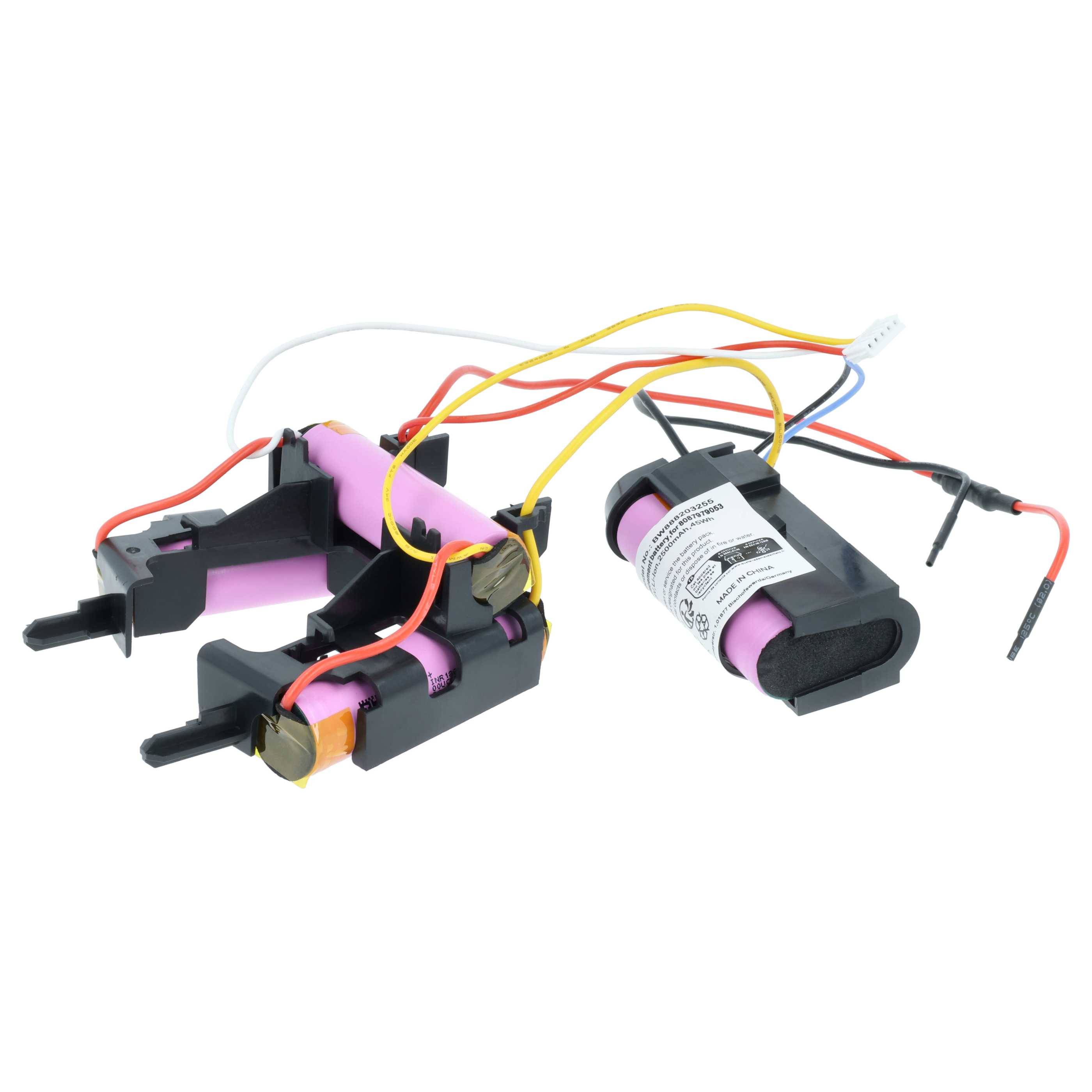 vhbw Akku kompatibel mit AEG CX7-35TM 90094084600 | CX7-35 OKO 90094085500, CX7-35 OKO 90094084700 Staubsauger (2500 mAh-2