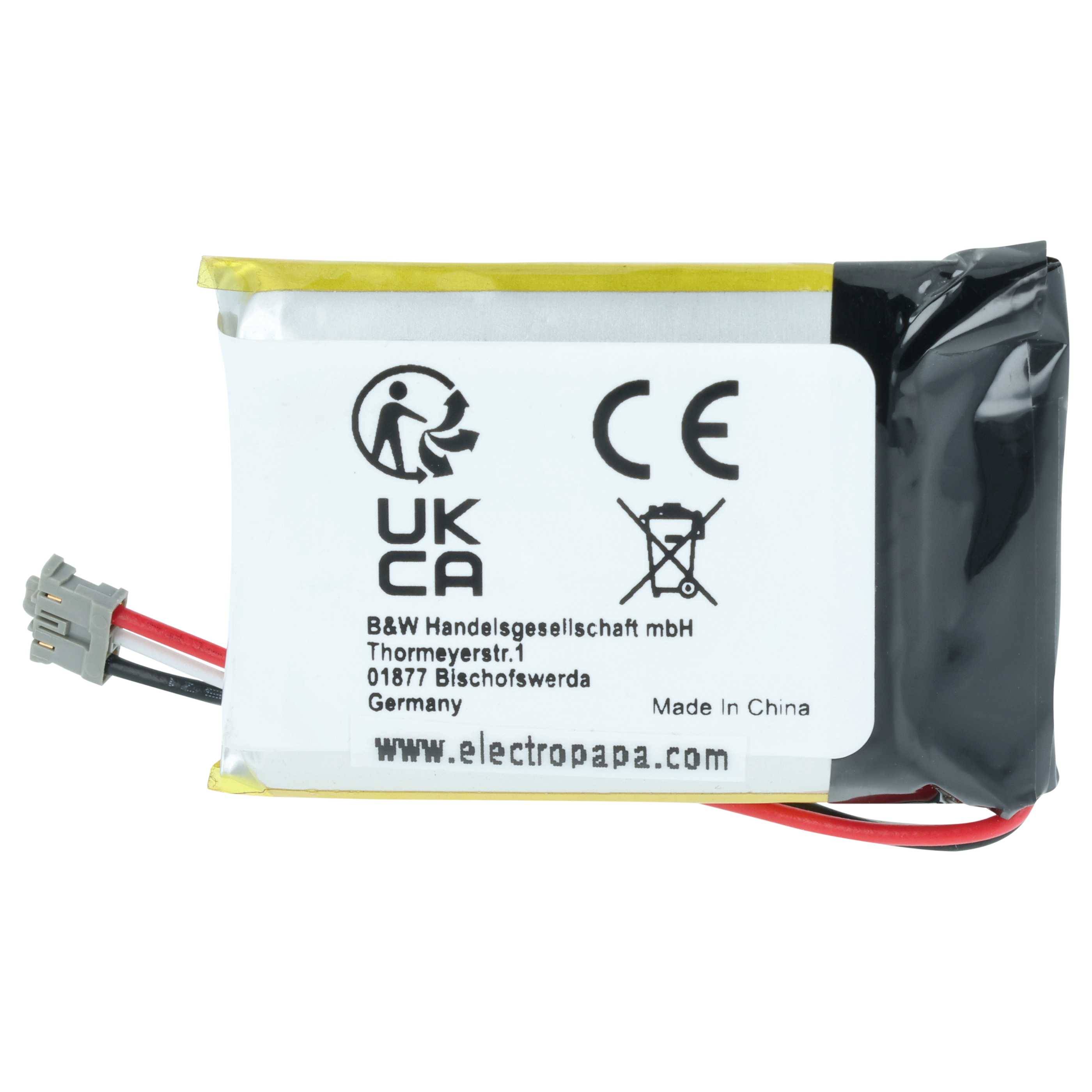 vhbw Akku kompatibel mit Garmin inReach Mini | 010-01879-00, 010-02602-01 Satelliten-Kommunikationsgerät (950 mAh, 3,7 V-2