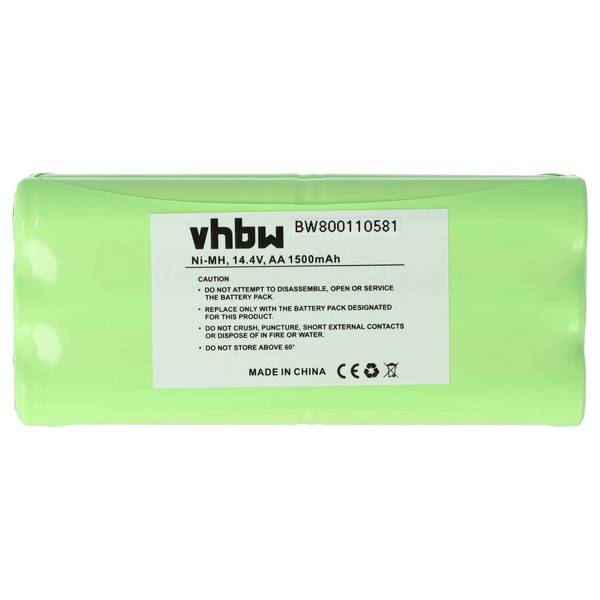 vhbw Akku kompatibel mit Taurus Aspirateur Striker Mini T270 | Staubsauger Home Cleaner Heimroboter (1500mAh, 14,4V