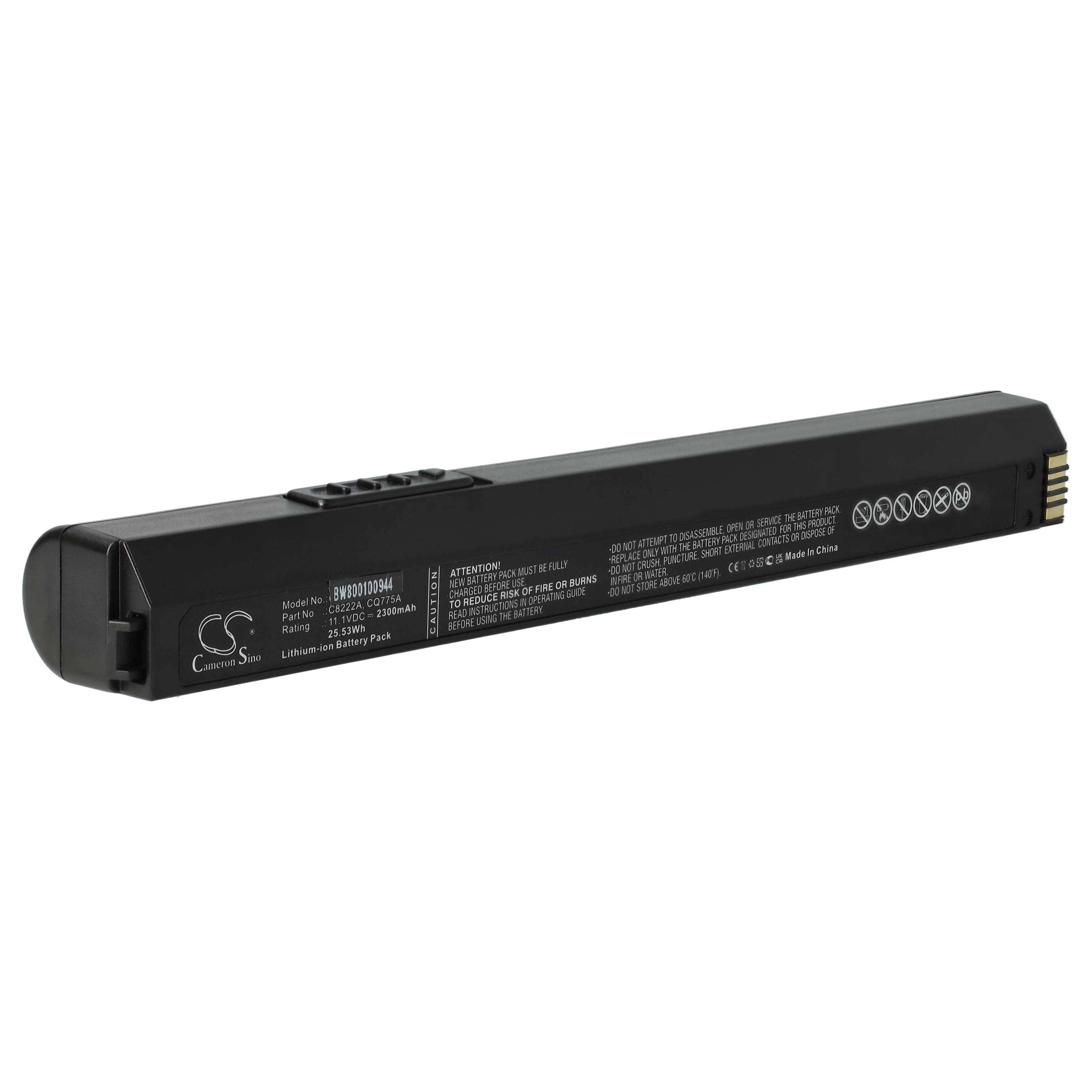 vhbw Akku kompatibel mit HP Officejet H470wf | Drucker Kopierer Scanner Etiketten-Drucker (2200 mAh, 11,1 V, Li-Ion)-0