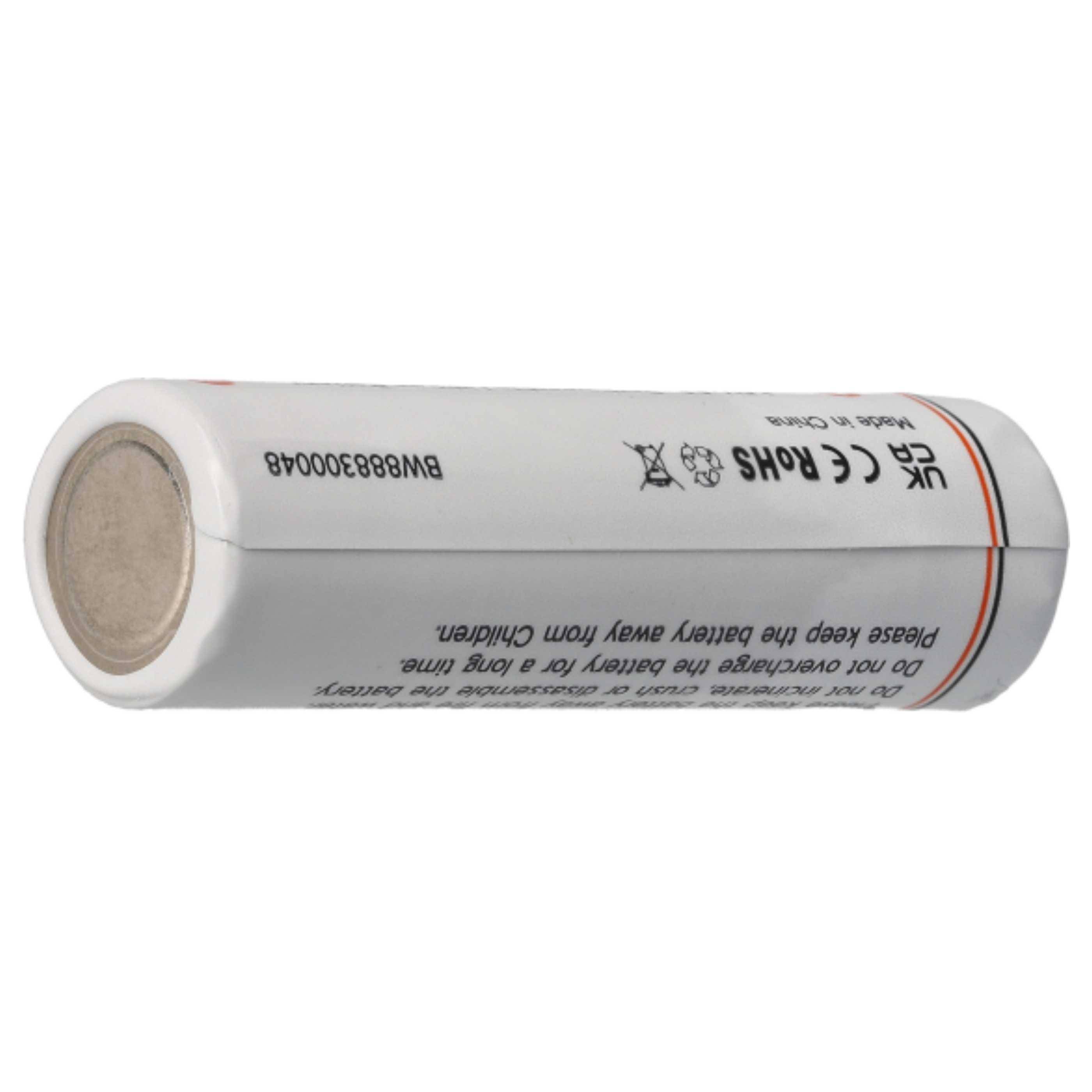 vhbw Akkus AA Mignon 4 Stück für diverse Geräte | Akkuzellen, 650 mAh, 3,7 V, Li-Ion-1