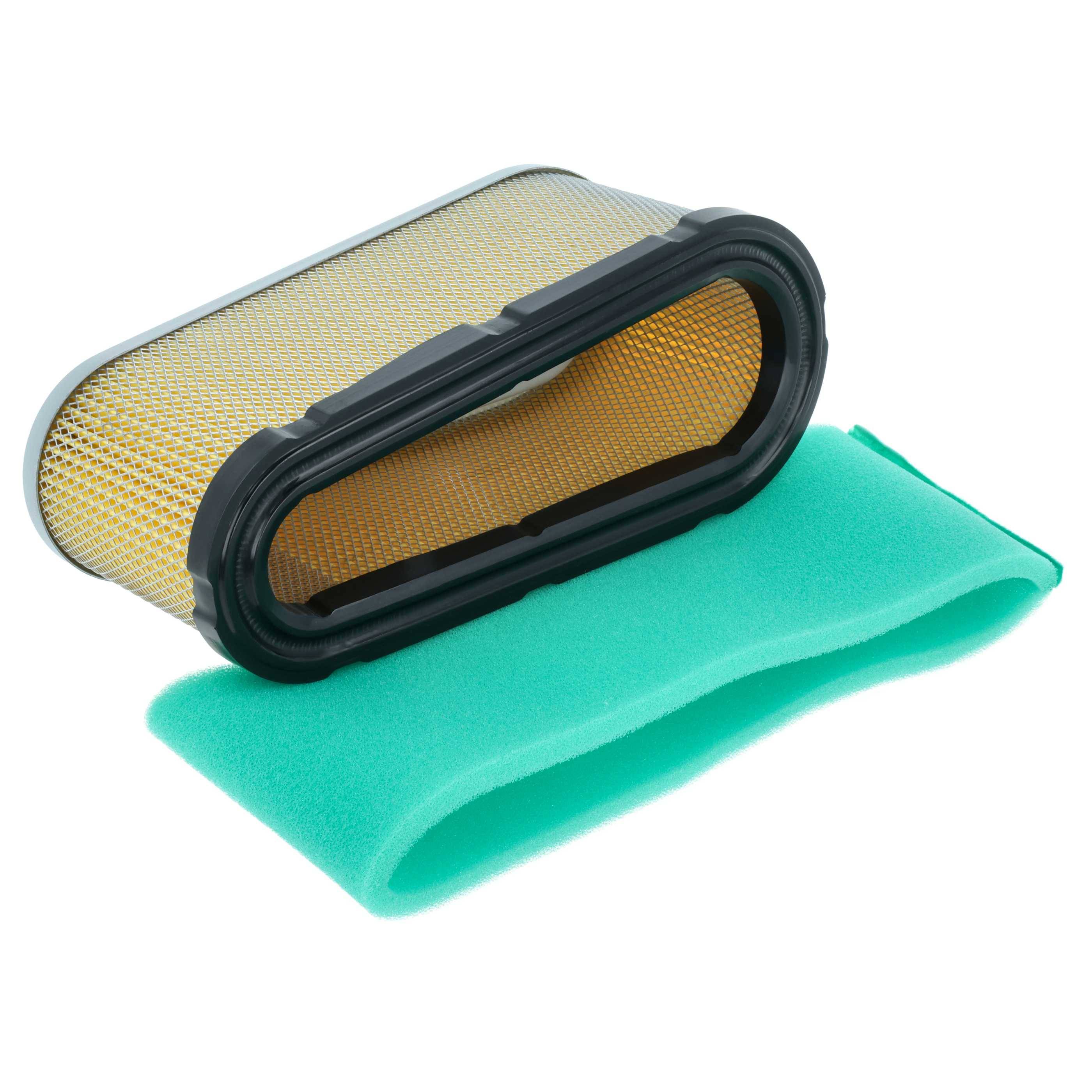 vhbw 2x Filter (1x Vorfilter, 1x Luftfilter) Ersatz für Ering 496 894 für Rasenmäher - 18,4 x 7,6 x 7,3 cm-1