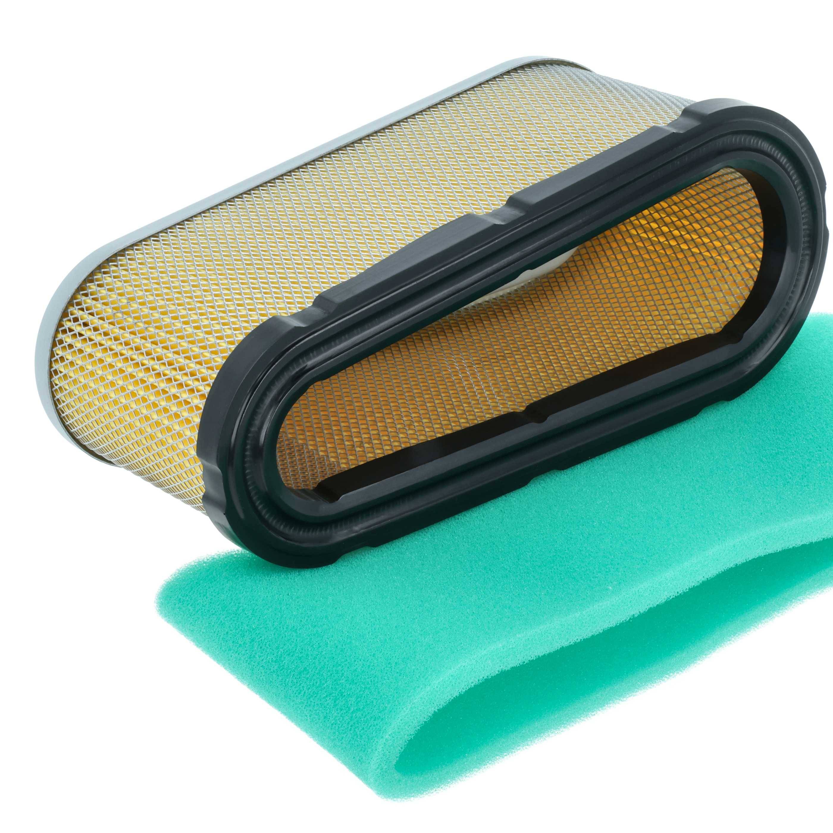 vhbw 2x Filter (1x Vorfilter, 1x Luftfilter) Ersatz für Ering 496 894 für Rasenmäher - 18,4 x 7,6 x 7,3 cm-3