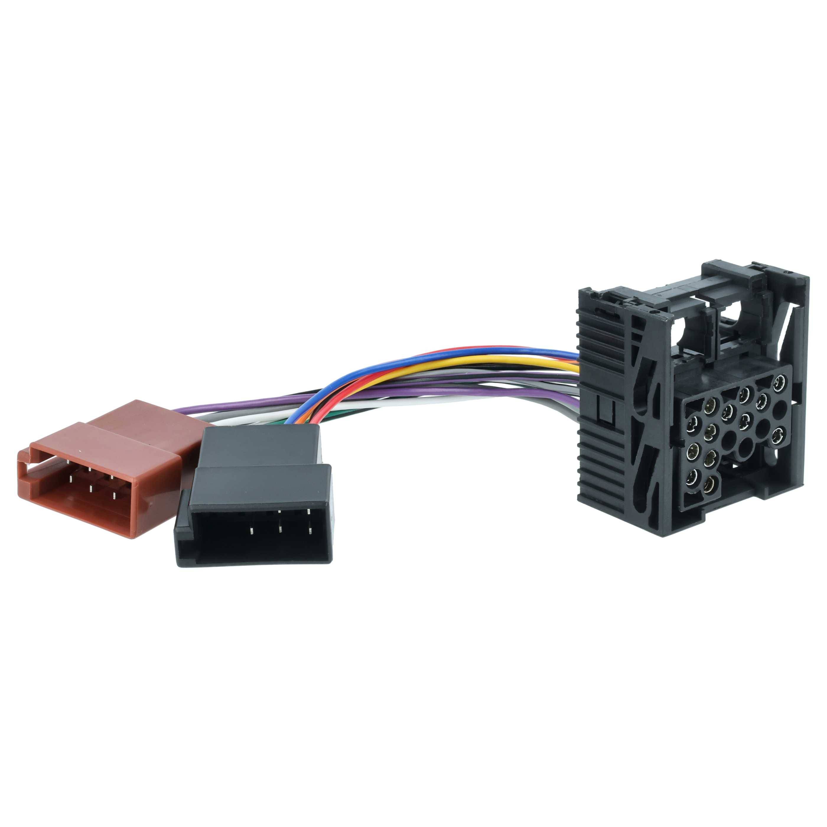 vhbw Autoradio ISO Adapter kompatibel mit Rover 25 ab 2000