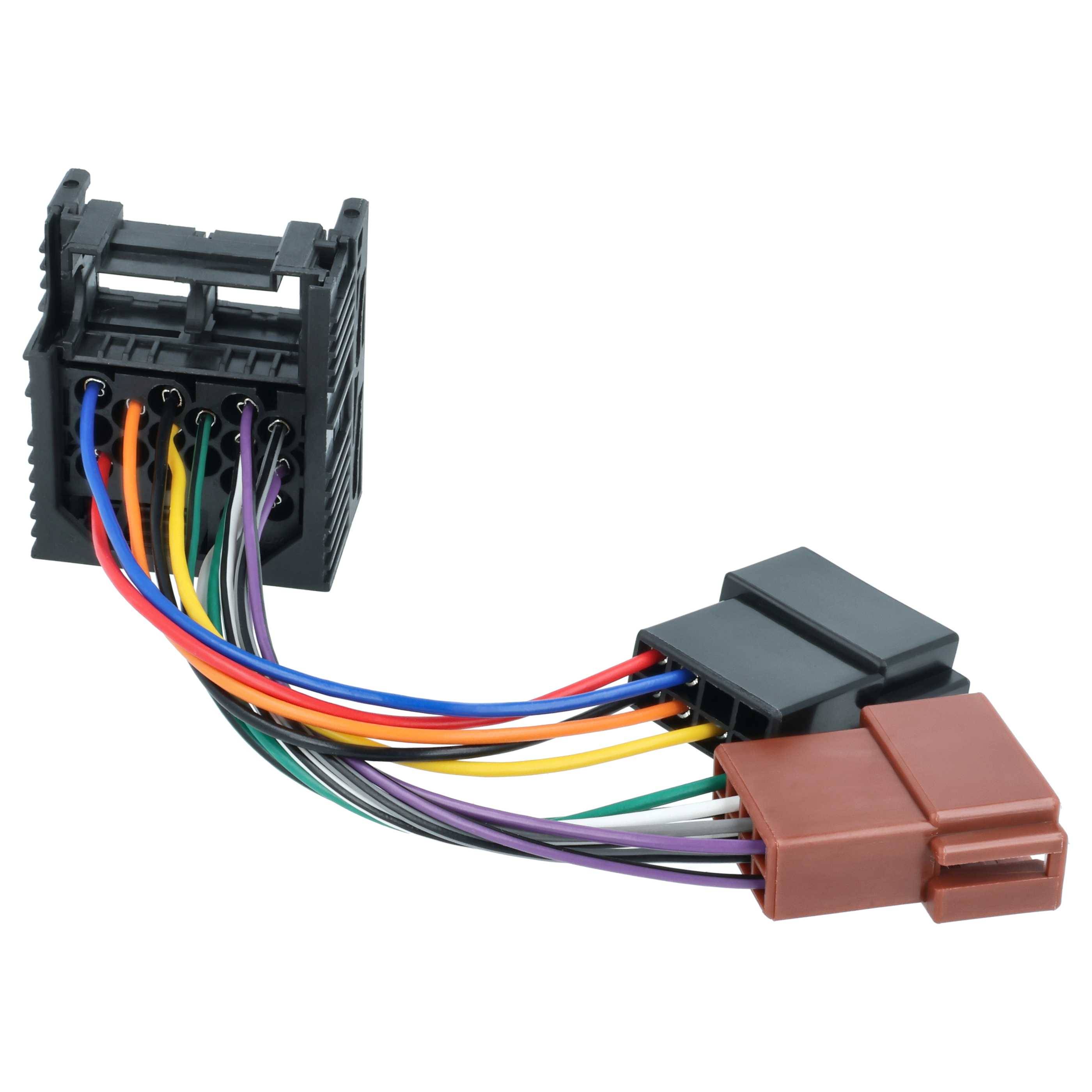 vhbw Autoradio ISO Adapter kompatibel mit Rover 45 ab 1999-1