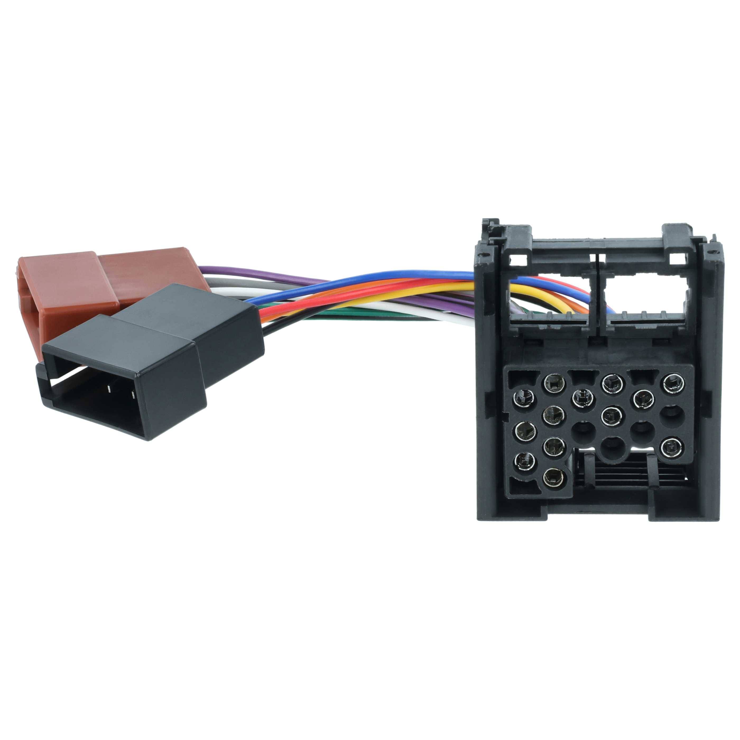 vhbw Autoradio ISO Adapter kompatibel mit Rover 45 ab 1999-2