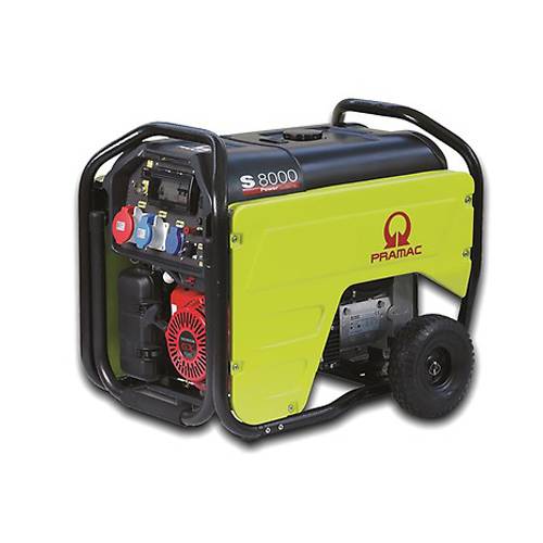 PRAMAC S8000 - Benzin Stromerzeuger (400V/230V | 389 cm³ Hubraum | 3 Phasen | 50 Hz | IPP | AVR | HDE | Handstart)-0