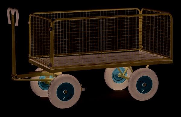 Handwagen 6101L - fetra - Fechtel Transportgeräte