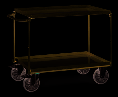 Tragarmwagen mit Abrollsicherung