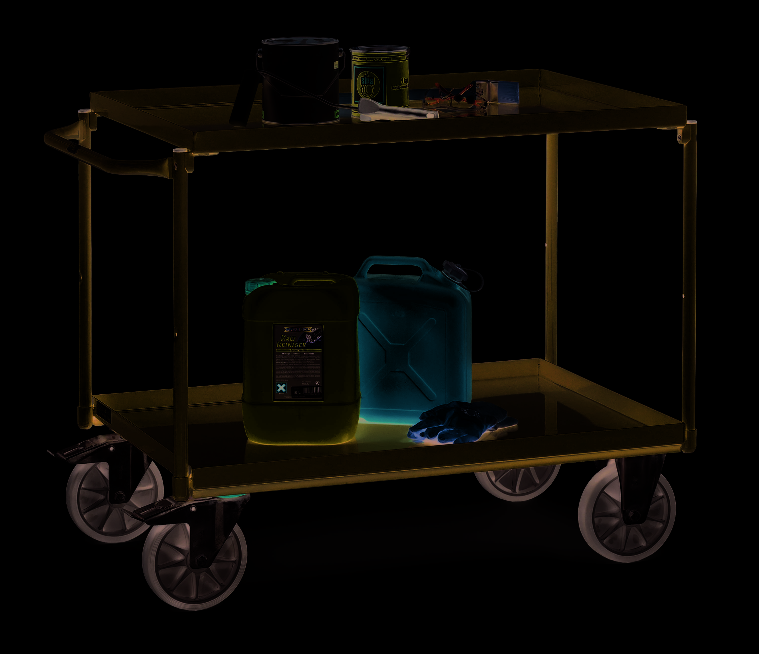 Tragarmwagen mit Abrollsicherung-1