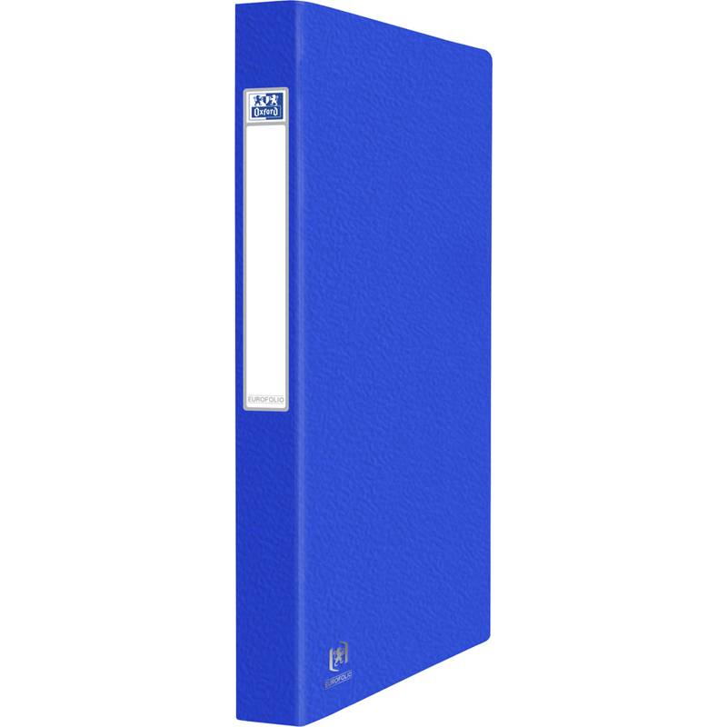 Oxford Ringbuch EUROFOLIO+, DIN A4, Karton, 2-Ring, blau-0