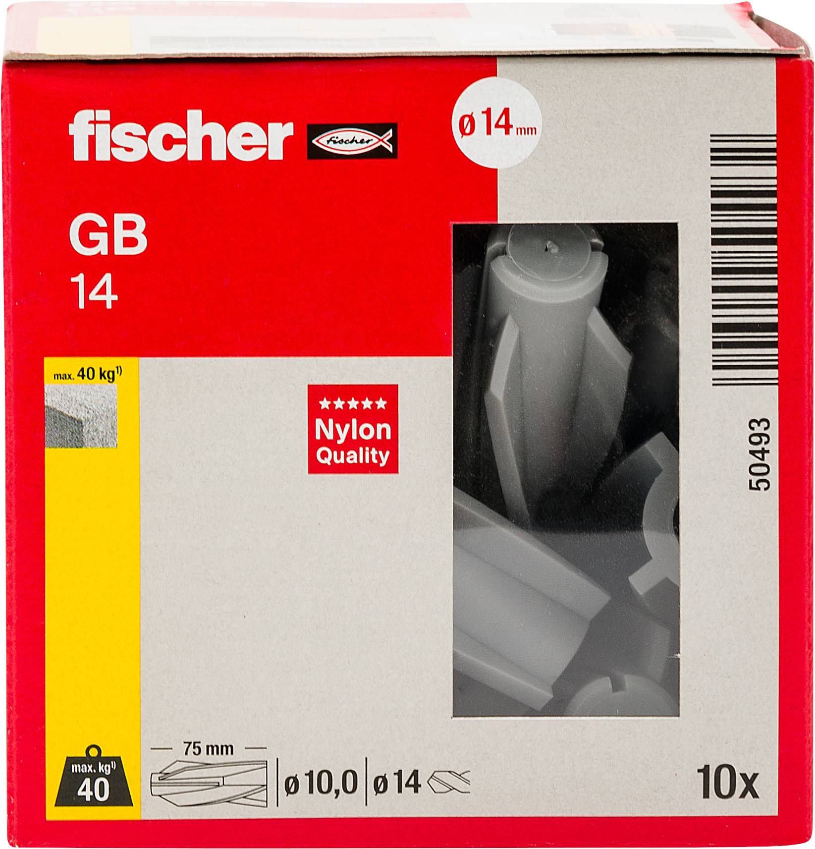 Fischer Gasbetondübel GB 14-3