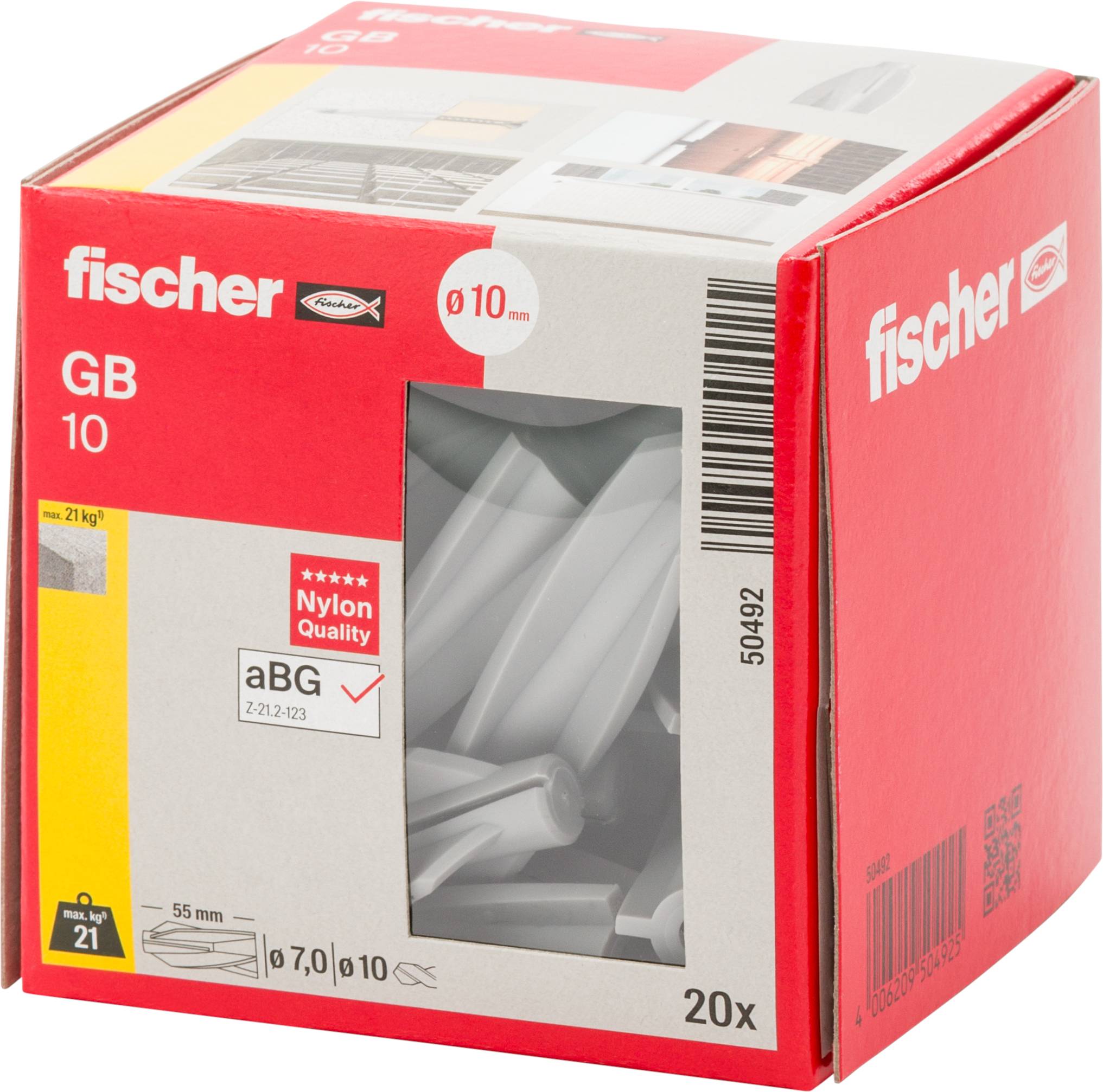Fischer Gasbetondübel GB 10-2