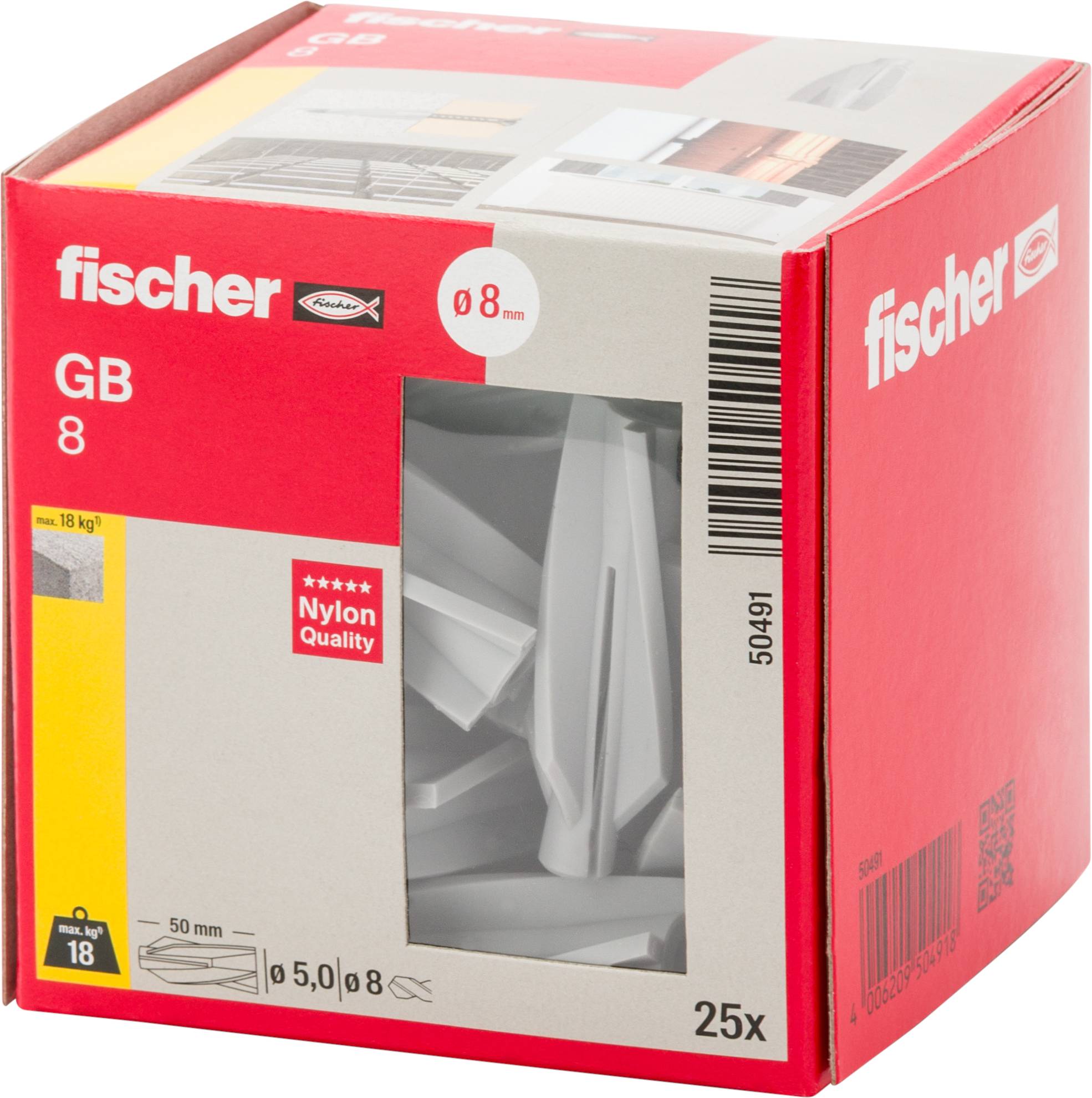 Fischer Gasbetondübel GB 8-2
