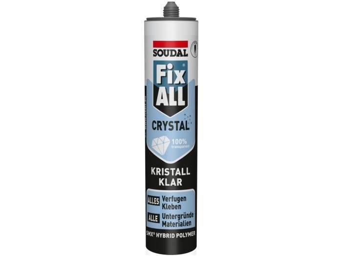 Fix ALL CRYSTAL 290ml glasklar SOUDAL FIX ALL
